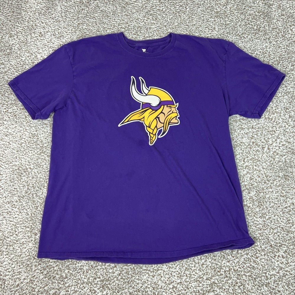Minnesota‎ Vikings Shirt Mens 2XL Purple NFL Football Justin Jefferson 18 Tee
